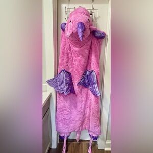 Plush unicorn sleeping bag
